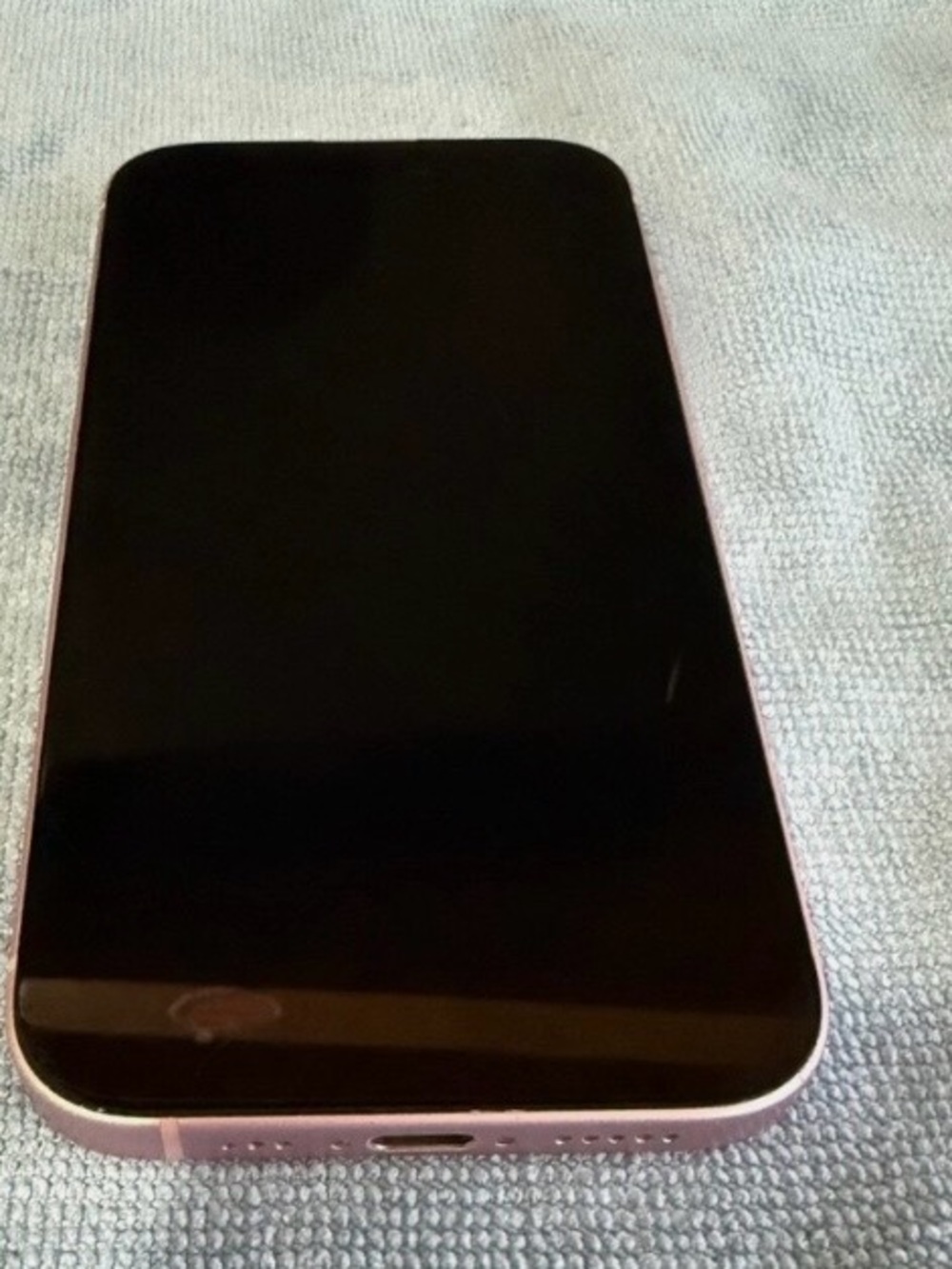 Apple iPhone 15  Pink Front Panel with Black Display. Brand new no crack